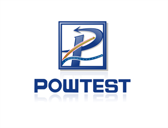 帝美设计的PowTest(软件产品简称)logo设计