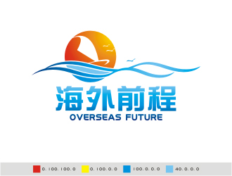 杨福的海外前程logo设计