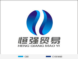 李泉辉的恒强贸易logo设计