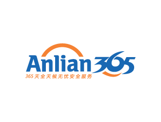 庞培方的英文：anlian365  中文：安联365logo设计