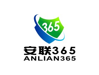 林思源的英文：anlian365  中文：安联365logo设计