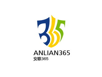 周耀辉的英文：anlian365  中文：安联365logo设计