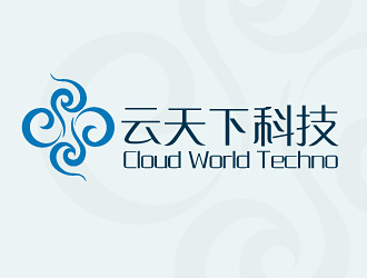 张嘉的云天下科技logo设计