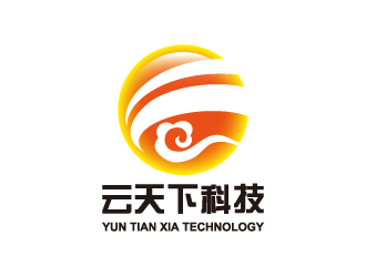 黄安悦的云天下科技logo设计