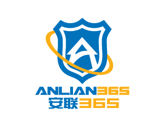 陈晓滨的英文：anlian365  中文：安联365logo设计