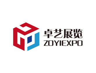 黄安悦的上海卓艺展览有限公司logo设计