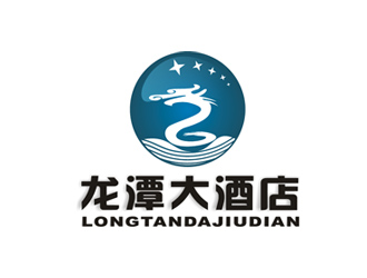 姬鹏伟的龙潭大酒店logo设计