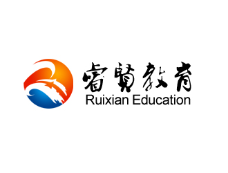 周国强的睿贤教育logo设计