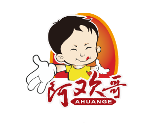 黄安悦的阿欢哥logo设计