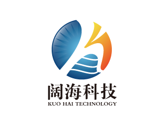 黄安悦的阔海科技logo设计