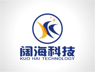 杨福的阔海科技logo设计