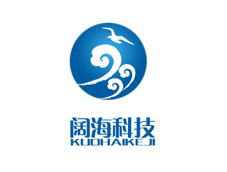 王明明的阔海科技logo设计