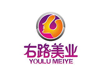 刘涛的右路美业logo设计