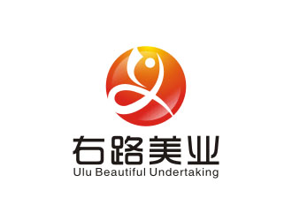 杨福的右路美业logo设计