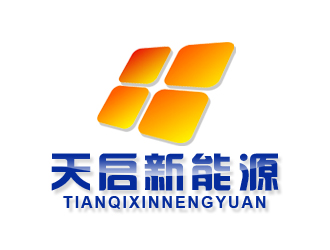 郑浩的天启新能源logo设计
