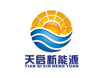杨福的天启新能源logo设计