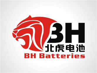 杨福的北虎电池logo设计
