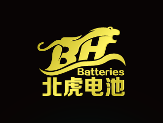 周金进的北虎电池logo设计