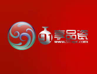 黄安悦的91享品瓷logo设计