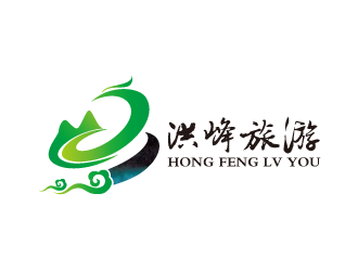 黄安悦的洪峰旅游logo设计