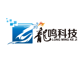 龙鸣科技logo设计