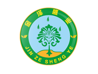 何锦江的北京金泽盛业商业服务有限公司logo设计