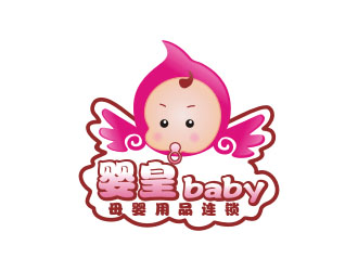 杨福的“婴皇baby“母婴用品连锁logo设计