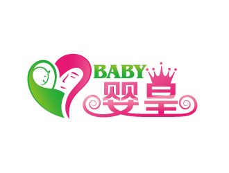 周金进的“婴皇baby“母婴用品连锁logo设计