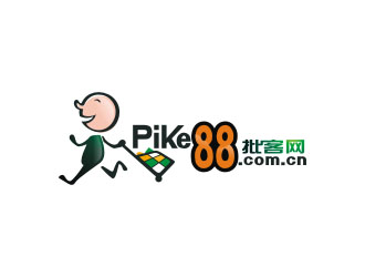 杨福的批客网    www.pike88.com.cnlogo设计