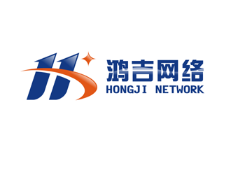 谭家强的鸿吉网络logo设计