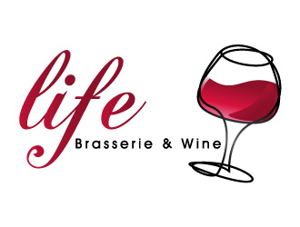 晓熹的life+西餐红酒廊logo设计