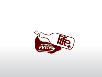 刘琦的life+西餐红酒廊logo设计