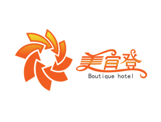 林小晚的美宜登精品酒店logo设计
