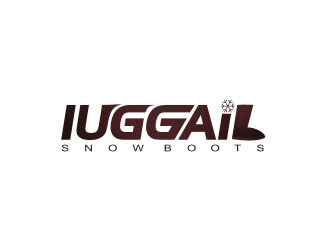 IUGGAIL雪地靴英文字体logologo设计