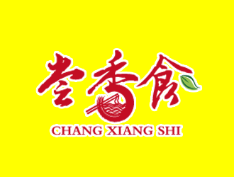 黄安悦的尝香食logo设计