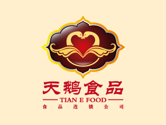 黄安悦的天鹅食品logo设计