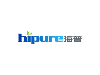 中文:海普,英文:hipureLOGO设计 - LOGO123