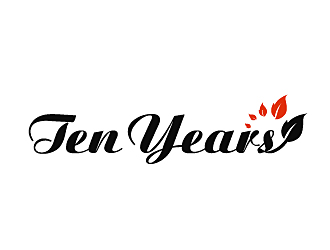 范振飞的ten years  十年logo设计