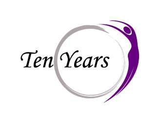 晓熹的ten years  十年logo设计