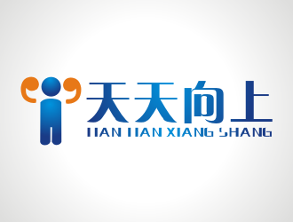 天天向上LOGO设计 - LOGO123