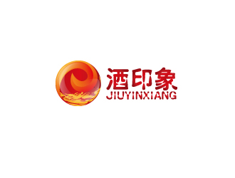 何锦江的酒印象-进口酒业logo设计