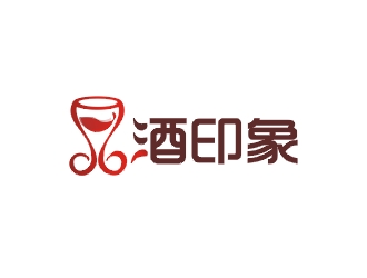 郑国麟的酒印象-进口酒业logo设计