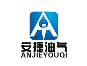 许明慧的安捷（anjie），四川安捷油气技术服务有限公司logo设计