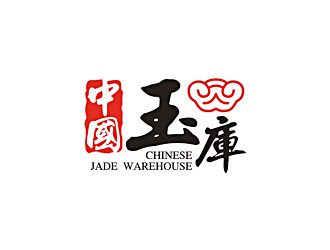 中国玉库网站字体logo