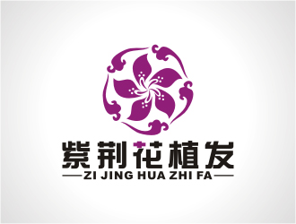 杨福的紫荆花植发logo设计