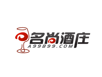 名尚酒庄进口红酒logo设计