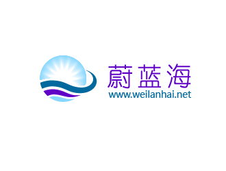 曾舟的蔚蓝海logo设计