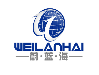 何锦江的蔚蓝海logo设计