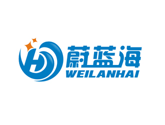 廖燕峰的蔚蓝海logo设计