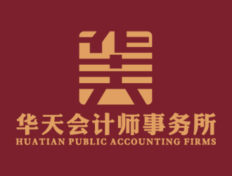 彭波的四川华天会计师事务所有限公司logo设计
